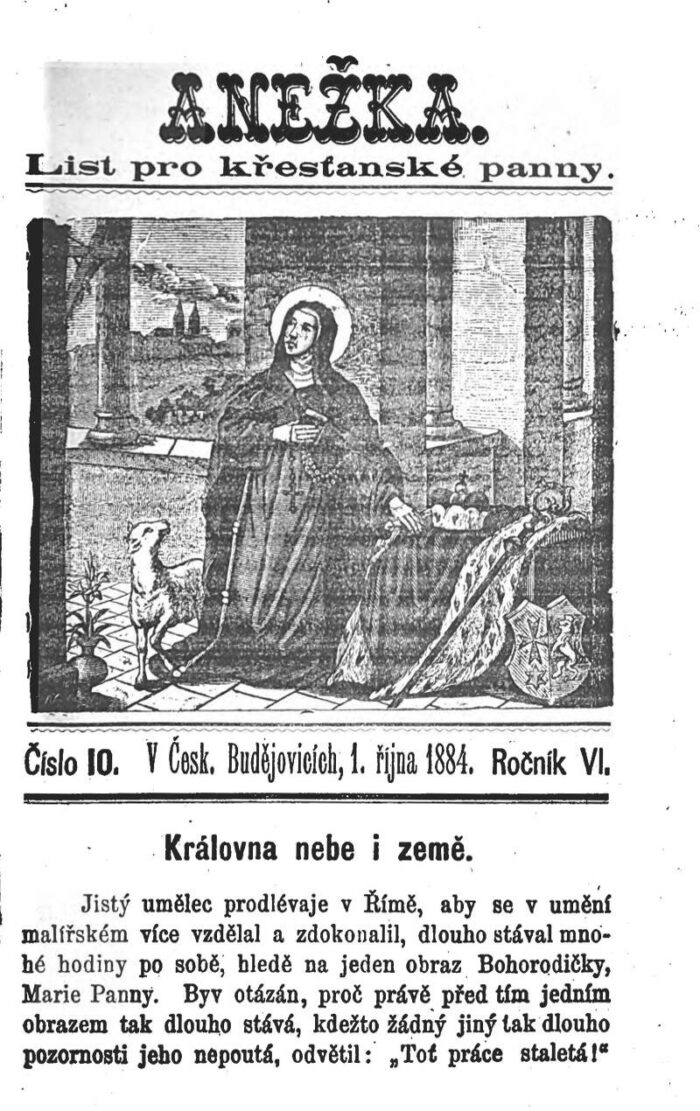 ANEŽKA – 6.ročník – 1884