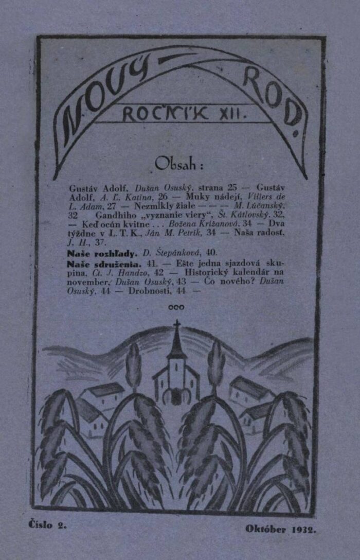 NOVÝ ROD – časopis mladých evanjelikov – nepatrí len do histórie (4.časť)