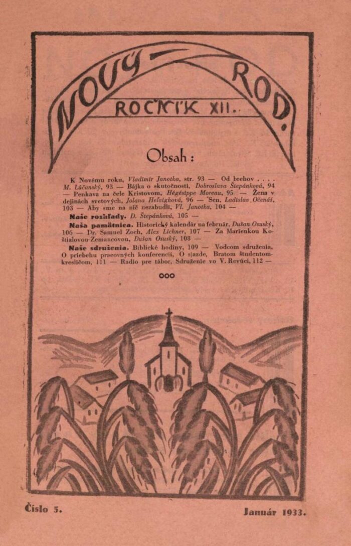 NOVÝ ROD – časopis mladých evanjelikov – nepatrí len do histórie (5.časť)