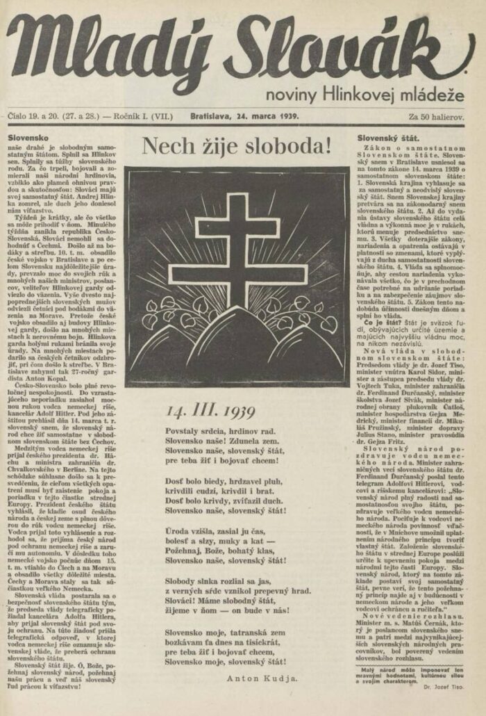 Ďalšie čísla časopisu MLADÝ SLOVÁK z 1.ročníka