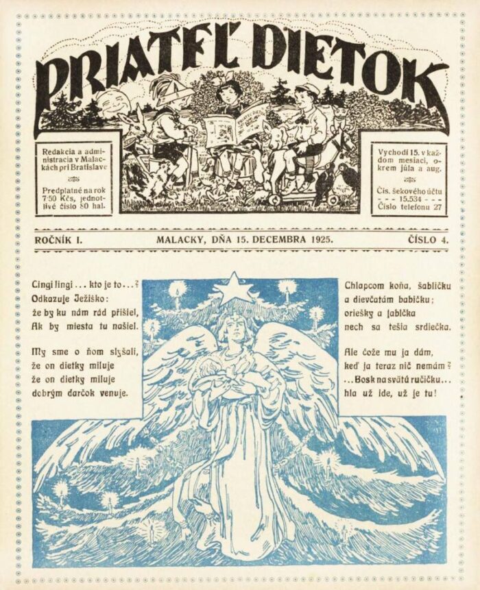 1.ročník časopisu PRIATEĽ DIETOK (1.časť)