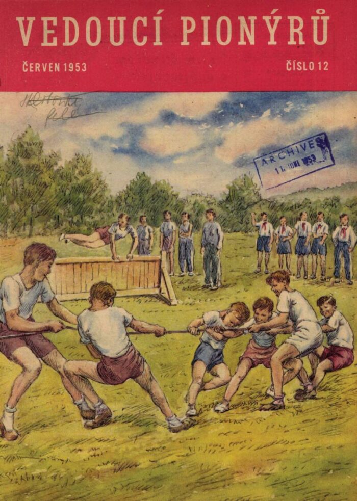 VEDOUCÍ PIONÝRŮ 5.ročník z roku1953