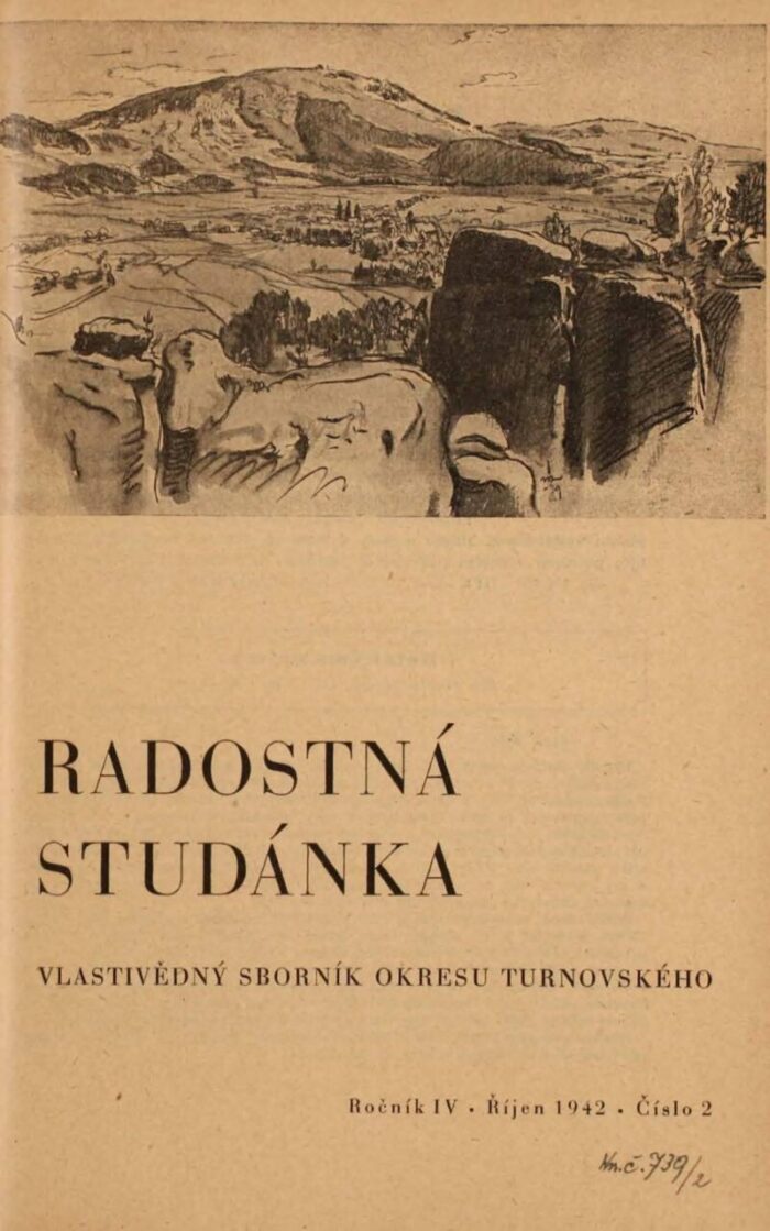 RADOSTNÁ STUDÁNKA – vlastivědný sborník okresu turnovského
