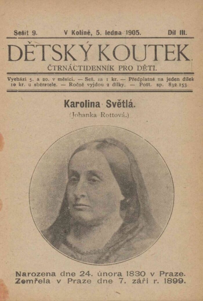 DĚTSKÝ KOUTEK – 3. ročník – 1904-05
