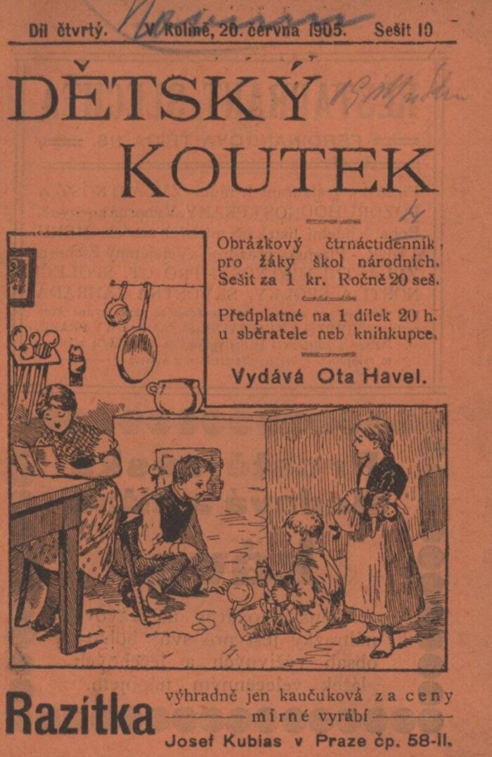 DĚTSKÝ KOUTEK – 4. ročník – 1905